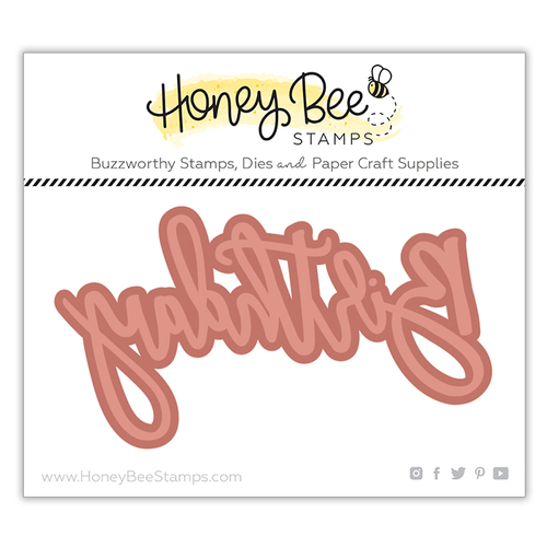 Honey Bee Birthday Hot Foil Plate Honey Cuts Dies