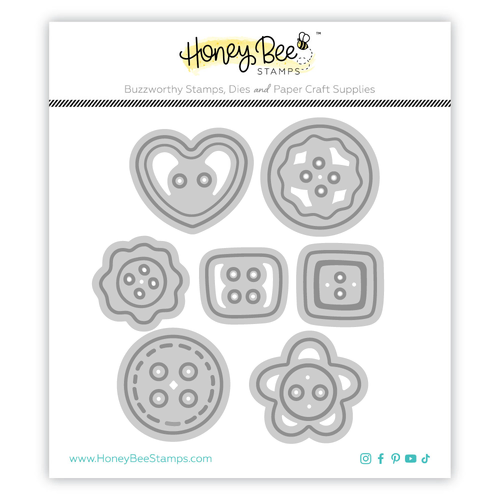 Honey Bee In Stitches: Buttons Honey Cuts Die