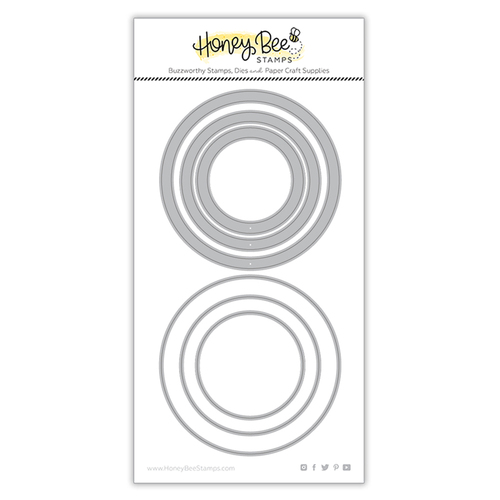 Honey Bee Circlescapes Shaker Frames Honey Cuts Die 