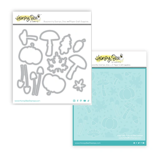 Honey Bee Forest Floor Honey Cuts Die & Stencil Bundle