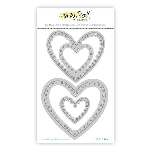 Honey Bee In Stitches: Heart  Honey Cuts Die