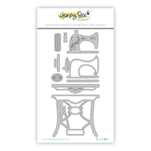 Honey Bee Lovely Layers:  Antique Sewing Table Honey Cuts Die
