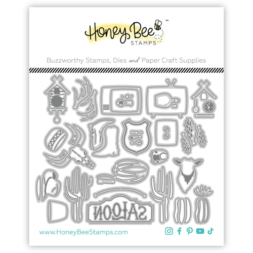 Honey Bee Lovely Layers Fireplace Lodge Add-On Honey Cuts Die