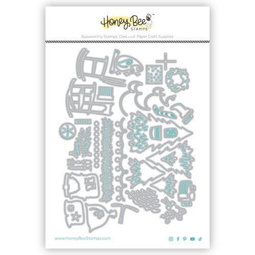 Honey Bee Lovely Layers- Fireplace Holiday Add-On Honey Cuts
