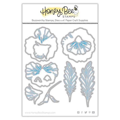 Honey Bee Lovely Layers- Pansy Honey Cuts Die