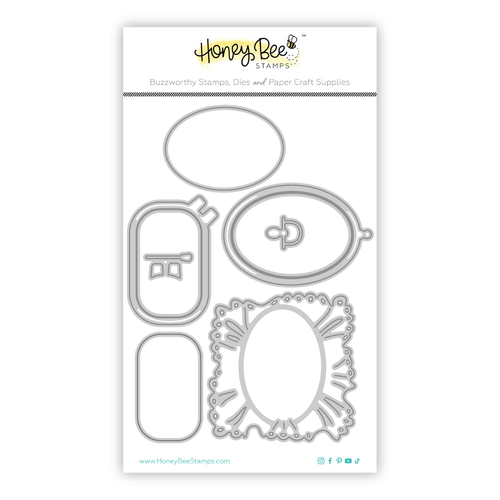 Honey Bee Lovely Layers: Shaped Embroidery Hoops Honey Cuts Die