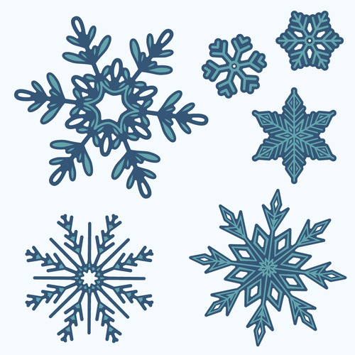 Honey Bee Lovely Layers: Large Snowflakes Honey Cuts Die