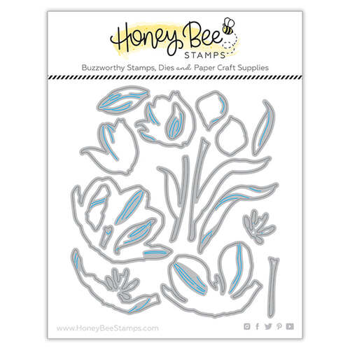 Honey Bee Lovely Layers : Tulips Honey Cuts Die