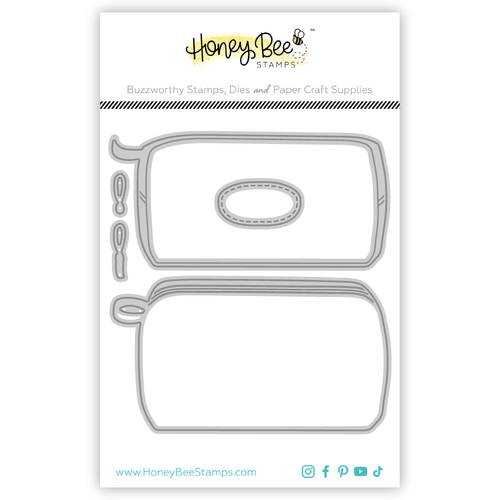 Honey Bee Lovely Layers: Zipper Bag Honey Cuts Die