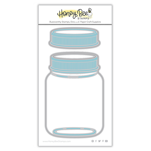Honey Bee Mason Jar Vase Die 