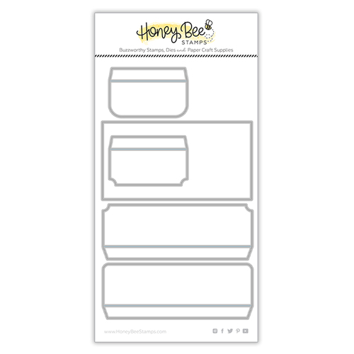 Honey Bee Mini Slimline Envelope Honey Cuts Die