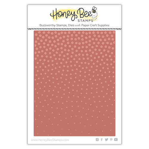 Honey Bee Ombre Dots Hot Foil Plate