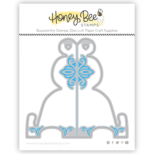 Honey Bee Ornate Card Stand - Honey Cuts Die