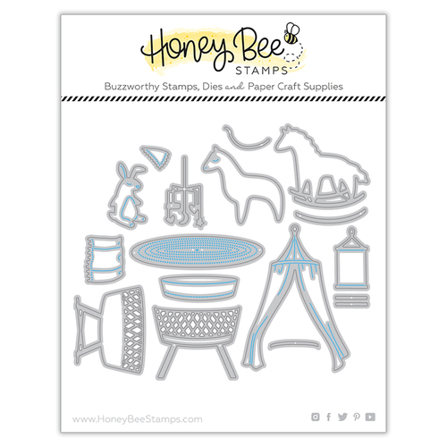 Honey Bee Rock-A-Bye Baby Honey Cuts Die 
