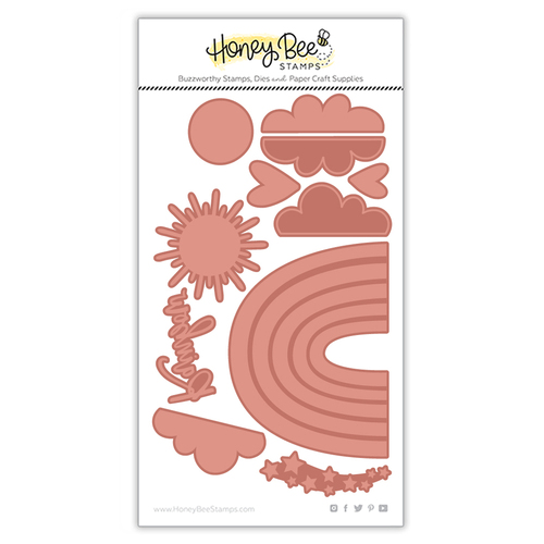Honey Bee Rainbow Hot Foil Plate