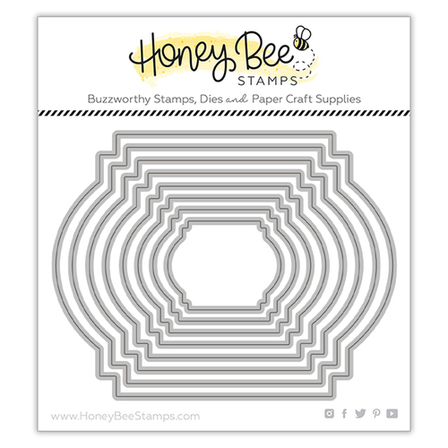 Honey Bee Stacking Art Deco Labels Honey Cuts Die