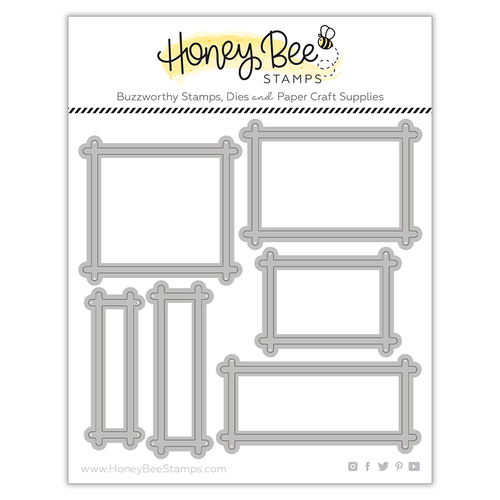 Honey Bee Sentiment Frames Honey Cuts Die