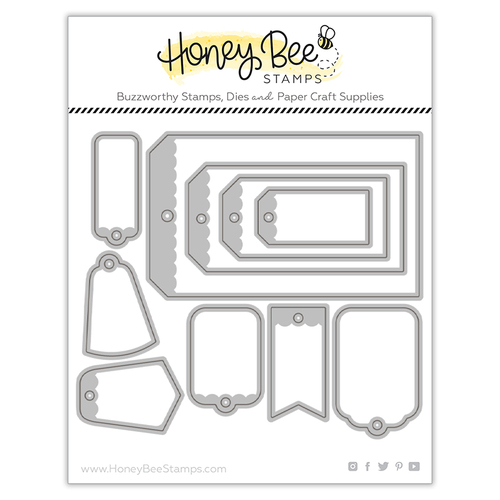 Honey Bee Tag Builder Honey Cuts Die