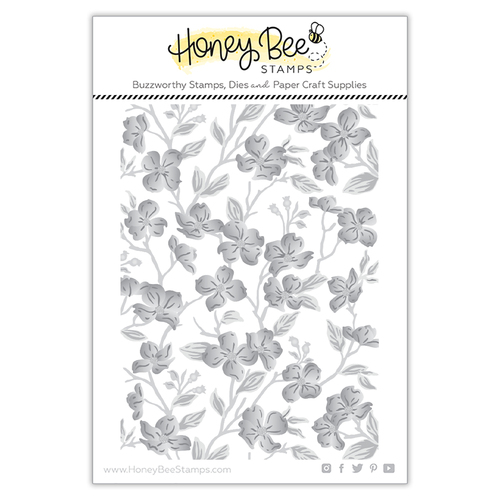 Honey Bee Dogwood Blooms 3D Embossing Folder