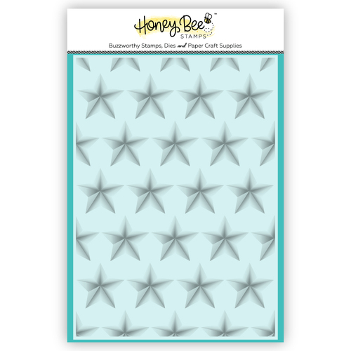 Honey Bee Star Spangled - 3D Embossing Folder