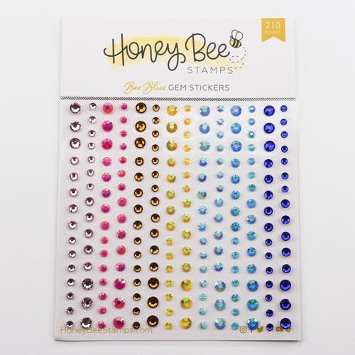 Honey Bee Bee Bliss Gem Stickers