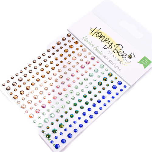 Honey Bee Adventure Awaits Gem Stickers