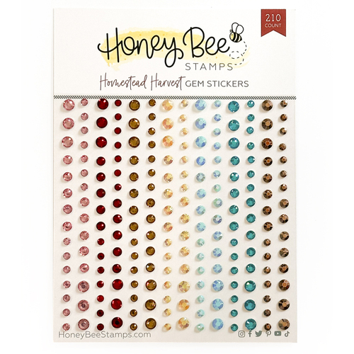 Honey Bee Homestead Harvest Gem Stickers