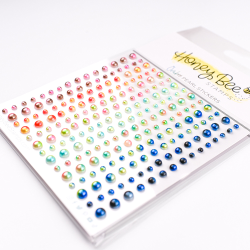 Honey Bee Ombre Pearls Pearl Stickers