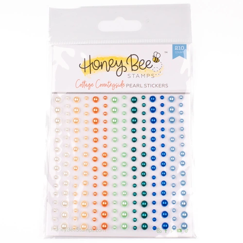 Honey Bee Cottage Countryside Pearls Stickers 