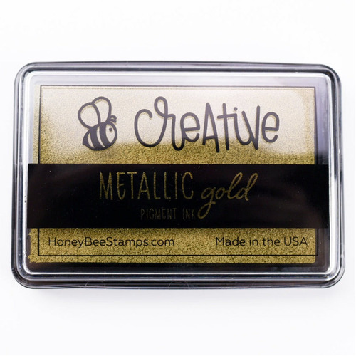 Honey Bee Metallic Gold Bee Creative Pigment Ink Pad