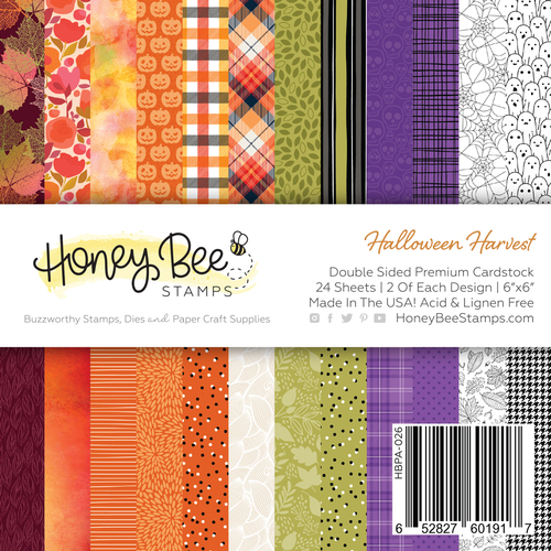 Honey Bee Halloween Harvest 6" Paper Pad
