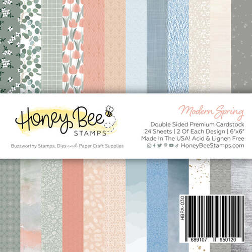 Honey Bee Modern Spring 6" Paper Pad