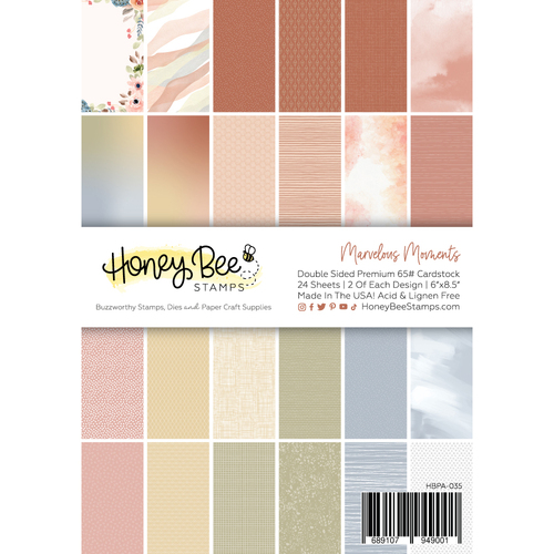 Honey Bee Marvelous Moments 6x8.5" Paper Pad