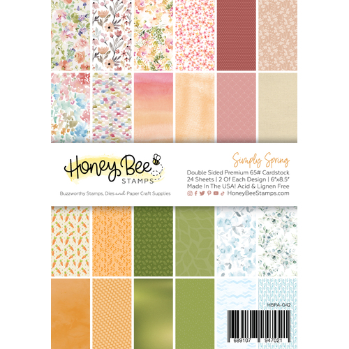 Honey Bee Simply Spring Paper Pad