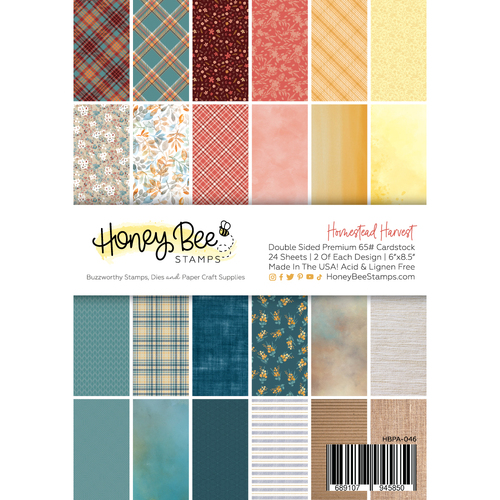 Honey Bee Homestead Harvest Paper Pad 6x8.5"