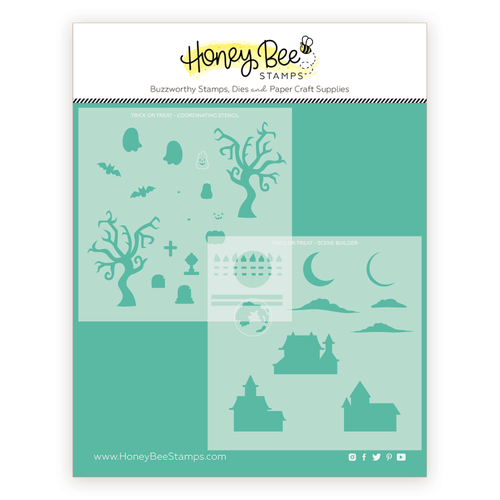 Honey Bee Trick Or Treat Stencil Set