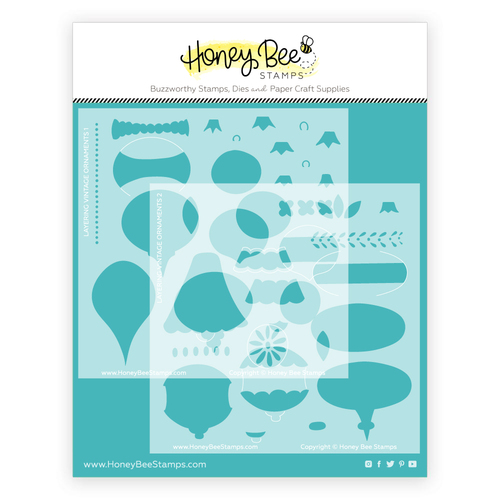 Honey Bee Layering Vintage Ornaments Stencil Set