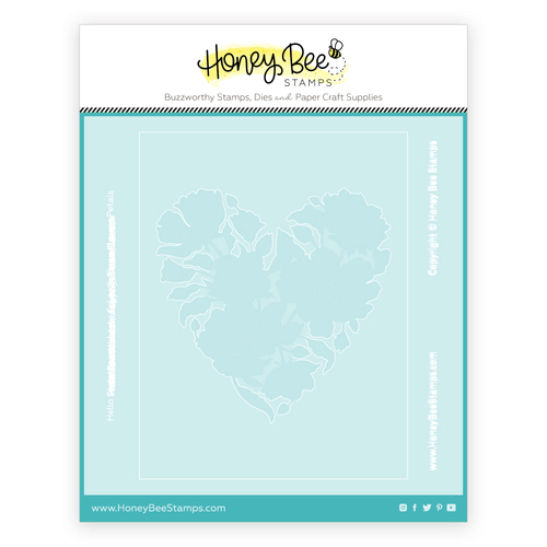 Honey Bee Hello Sweetheart Layering Stencil Set