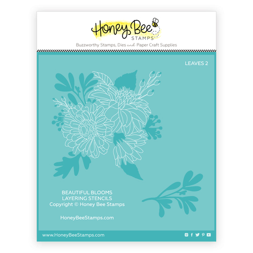 Honey Bee Beautiful Blooms Coordinating Stencils