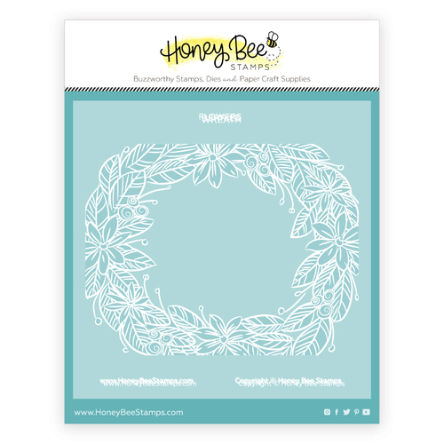 Honey Bee Holiday Wreath Coordinating Stencils (Set of 4 )