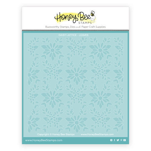 Honey Bee Daisy Lattice Set Of 3 Layering Background Stencils