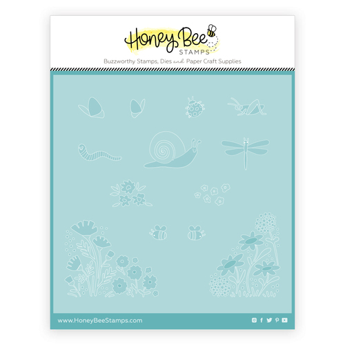 Honey Bee Spring Meadow Set Of 4 Coordinating Stencils