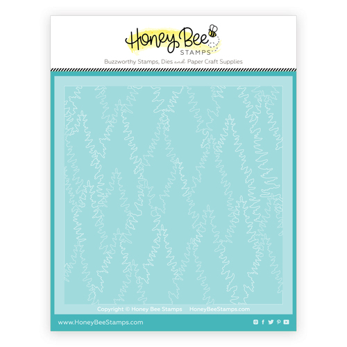 Honey Bee Tall Pines Set Of 4 Layering Stencils