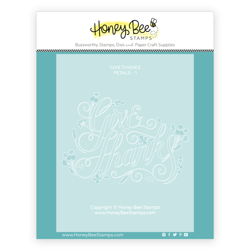 Honey Bee Give Thanks - Set Of 4 Coordinating Stencils