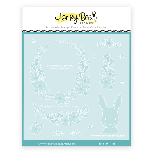 Honey Bee Storybook Spring - Set of 4 Coordinating Stencils