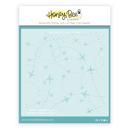 Honey Bee Air Traffic Background Stencils (Set Of 2)