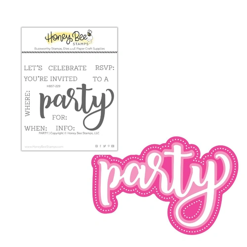 Honey Bee Party Stamp & Die Bundle