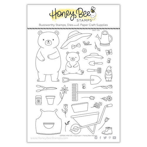 Honey Bee Sandie And Sis Stamp Set