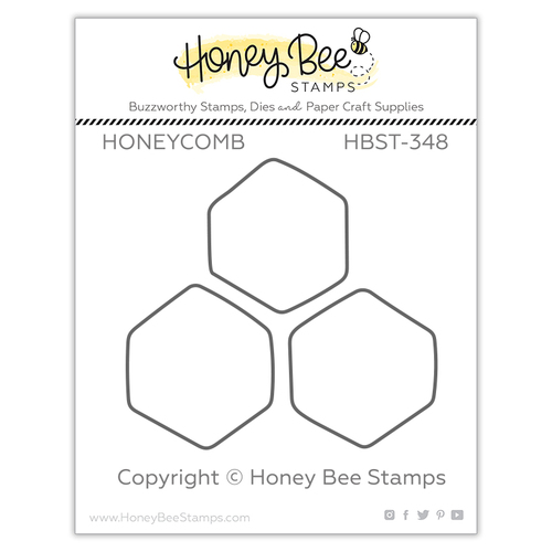 Honey Bee Honeycomb Stamp Set