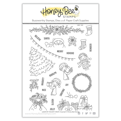 Honey Bee Loads Of Holiday Cheer Stamp Set